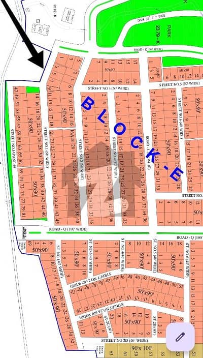 نیول اینکریج - بلاک ای نیول اینکریج,اسلام آباد میں 1 کنال رہائشی پلاٹ 2.5 کروڑ میں برائے فروخت۔