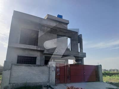 10 marla double story Grey structure house for sale