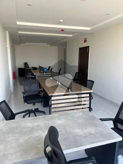 4 Marla Furnished 2nd Floor Office Brand New Plaza BEST For Software House Available in Phase 8 DHA Lahore