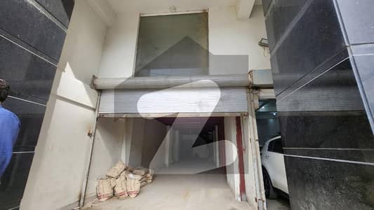 1575 Sq Ft Including Arcade Area Covered Showroom With Mezzanine Floor In Hi-Rise Building Available On Main Khalid Bin Waleed Road