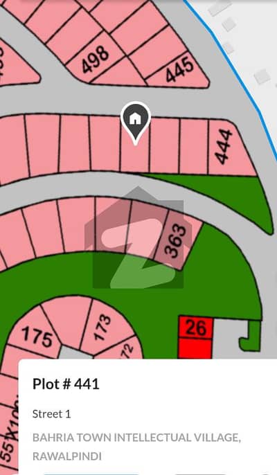 بحریہ انٹلیکچول ویلج بحریہ ٹاؤن راولپنڈی,راولپنڈی میں 1 کنال رہائشی پلاٹ 5.75 کروڑ میں برائے فروخت۔