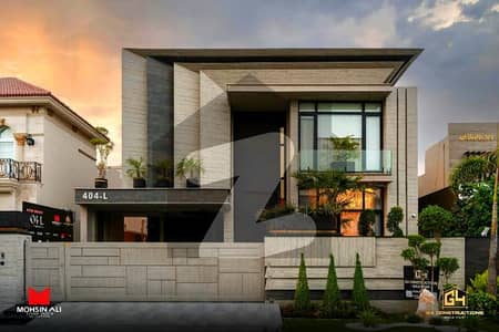 22 Marla Corner Top Quality Build Luxurious Beautiful Modern Design Villa With Basement For Sale In DHA Lahore Phase 7 Prime Location