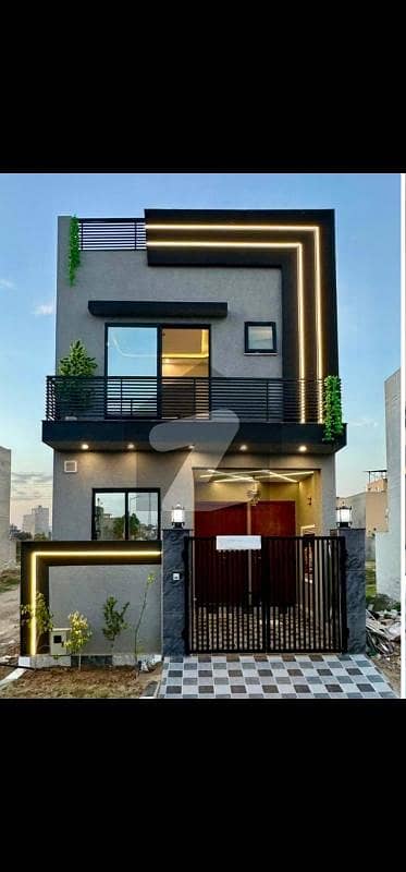 3 Marla Brand New House For Sale In Al Kabir Town Phase 2, Block E, Lahore Near Park & Mosque