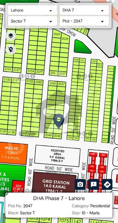 10 Marla Plot for sale in T Overseas Phase 7