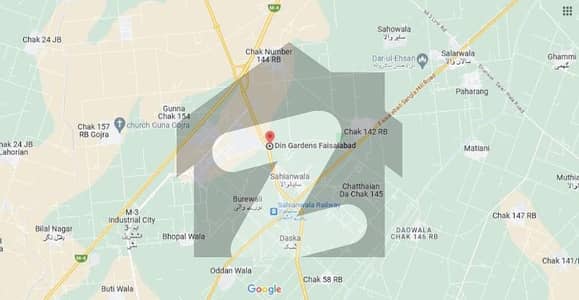 دین گارڈنز - بلاک اے دن گارڈنز,کینال ایکسپریس,فیصل آباد میں 10 مرلہ رہائشی پلاٹ 82.0 لاکھ میں برائے فروخت۔