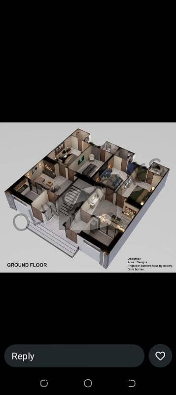 Bankers Town (Bankers Co-operative Housing Society). A 1,050 sq. ft. (roughly 4-marla) townhouse is a highly sought-after size in that area, especially given its proximity to DHA Phase 4 and 5.  For anyone looking, here is a summary of the property details provided by Umar Malik: Property Overview: Bankers Town Townhouse Size: 1,050 sq. ft.  Type: Double Bed Townhouse Key Features: * 2 Bedrooms (with attached baths) Spacious TV Lounge Modern Kitchen Location : Bankers town