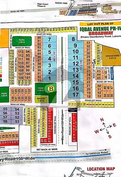 Plots Available For Genuine Buyers Plot Sale Purchase Iqbal Avenue Society Phase-4 LHR