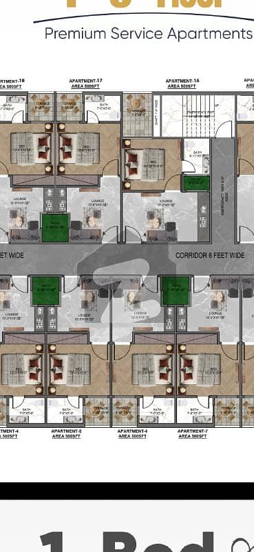گرینڈ ایکس بحریہ ٹاؤن نشتر بلاک,بحریہ ٹاؤن سیکٹر ای,بحریہ ٹاؤن,لاہور میں 1 کمرے کا 2 مرلہ فلیٹ 80.0 لاکھ میں برائے فروخت۔