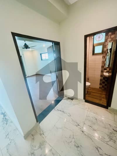 Brand new and all bedrooms and front terrace with open view flat available urgent for rent with gas utilities