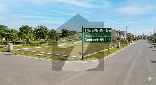 5 Marla Residential Plot For Sale in C Block Central Park Housing Scheme