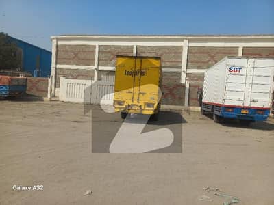 25,000 Sqft Full Boundary Wall Open Plot Plus Power 250 Feet Main Road Available Industrial Land For Rent