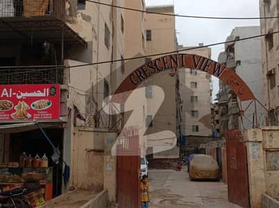 Flat with Roof for Sale in Crescent View Apartments Gulistan-e-Johar Block 13 Karachi