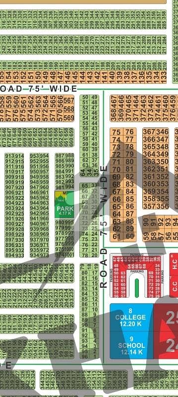 LDA City Lahore K Block 10 Marla Corner On Ground Near 75 Ft Road Near Park School Masjid Commercial Hot Location Plot For Sale