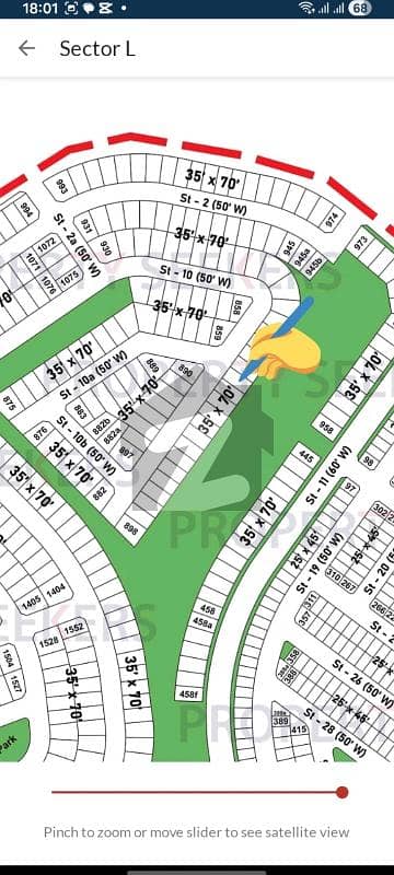 بحریہ ٹاؤن فیز 8 ۔ بلاک ایل بحریہ ٹاؤن فیز 8,بحریہ ٹاؤن راولپنڈی,راولپنڈی میں 18 مرلہ رہائشی پلاٹ 1.0 کروڑ میں برائے فروخت۔