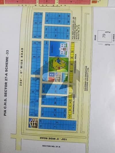 سکیم 33 کراچی میں 16 مرلہ رہائشی پلاٹ 3.0 کروڑ میں برائے فروخت۔