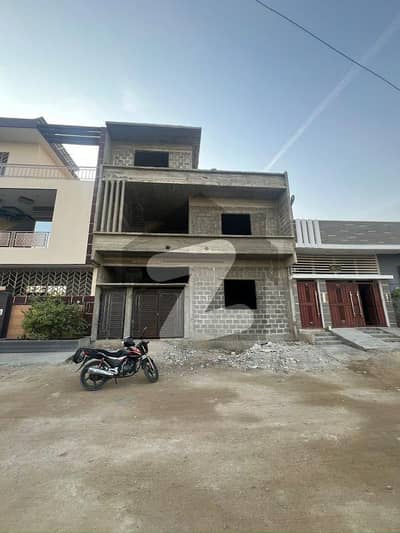 200 Sqyd Grey Structure 3 bed DD planning for Sale - : Jinnah Avenue, Malir Cantt Road Saadabad, Scheme 33