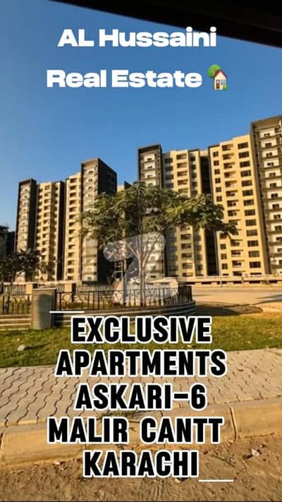 عسکری 6 ملیر کنٹونمنٹ,کینٹ,کراچی میں 4 کمروں کا 13 مرلہ فلیٹ 3.8 کروڑ میں برائے فروخت۔