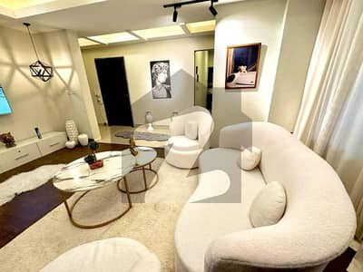 Luxury 2 Bed Fully Furnished Apartment For Rent In Sector D, Bahria Town Lahore Prime Location Ready To Move