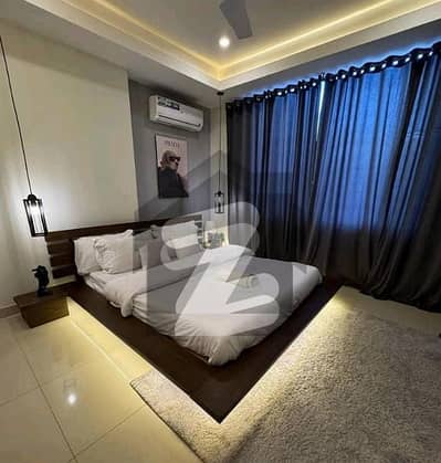 Luxury 2 Bed Fully Furnished Apartment For Rent In Sector D, Bahria Town Lahore Prime Location Ready To Move