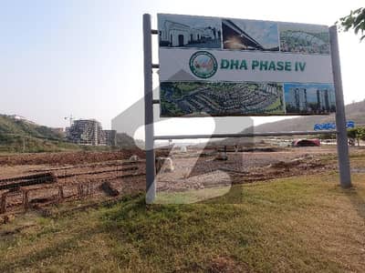 1 Kanal Corner Residenttial Plot Available For Sale In Block B DHA 4