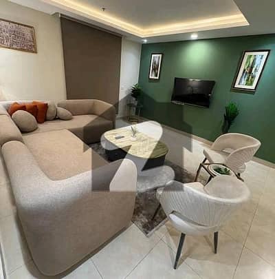 Luxury 2 Bed Fully Furnished Apartment for Rent in Sector C, Bahria Town Lahore Modern Living Prime Location