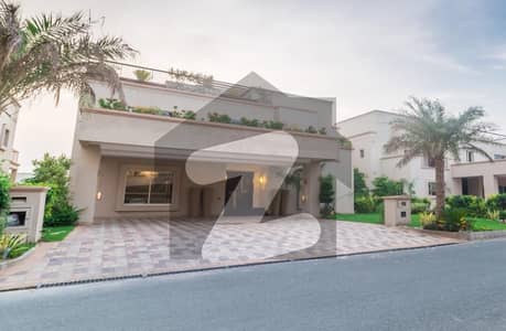 100% ORIGINAL Picture 3 Kanal Brand New With Pool Luxury Modern Design With 25kv Solar Most Beautiful Facing Golf Sami Furnished Bungalow For Rent At Prime Location Of DHA Raya Lahore