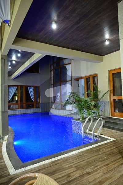 1000YARDS MOST LUXURIOUS AND ARCHITECTURE ULTRA MODERN STYLE DOUBLE STORY BUNGALOW FULLY FURNISHED FOR SELL IN DHA PHASE 6. KH E MAHAFIZ