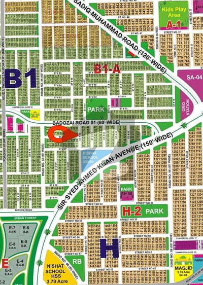 Aesthetic Residential Plot Of 10 Marla For Sale In Sector B1