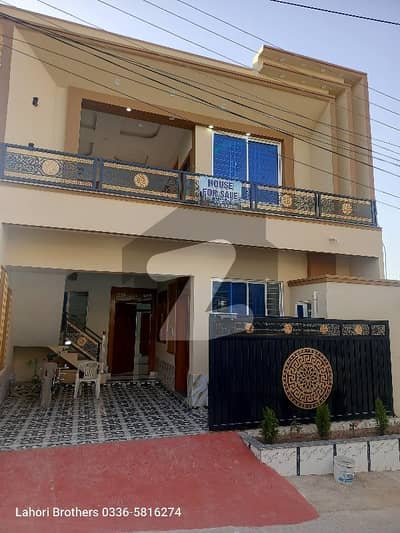 5 Marla Brand New Ultra Luxury Corner House For Sale In Airport Housing Society With Water Bore Installed On Very Prime Location