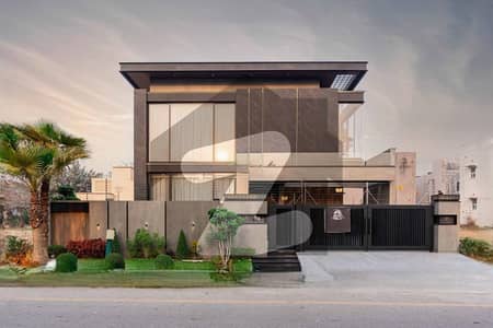 Reasonable Price Near Dolmin mall One Kanal Brand New Modern Design House