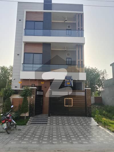 5 Marla Triple Storey House Available For Sale ( Facing Park )