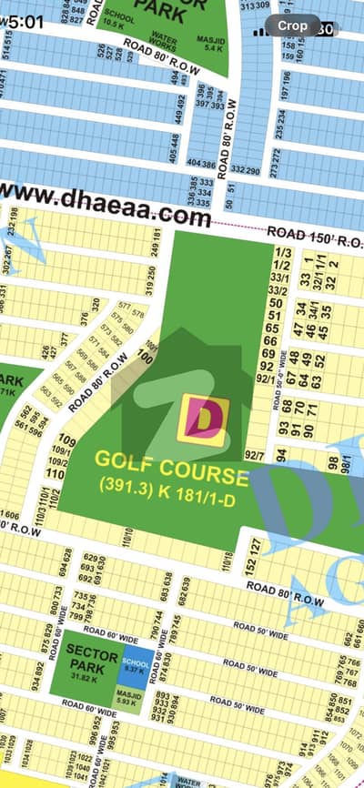 G BLOCK 1KANAL CORNER PLOT ON 80 FEET ROAD FOR SALE PRIME LOCATION CLOSE TO PARK NEAR MAIN ROAD