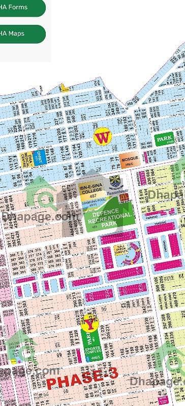 ڈی ایچ اے فیز 3 - بلاک ڈبلیو فیز 3,ڈیفنس (ڈی ایچ اے),لاہور میں 1 کنال رہائشی پلاٹ 13.5 کروڑ میں برائے فروخت۔