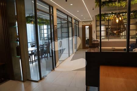 8 Marla Ground + Mezzanine Full Furnished with Luxury Furniture for rent on Prime location