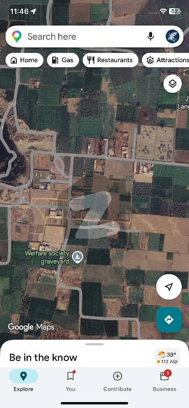 الرحمان گارڈن فیز 2 الرحمان گارڈن,لاہور میں 16 کنال زرعی زمین 5.0 کروڑ میں برائے فروخت۔