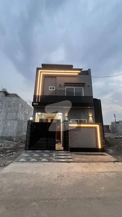 3 Marla Brand New House For Sale In Al Rehman Garden Phase2  3 Bed With Attach Bath Smart Garage Area For Park Suzuki Car Open Drawing Room And Kitchen