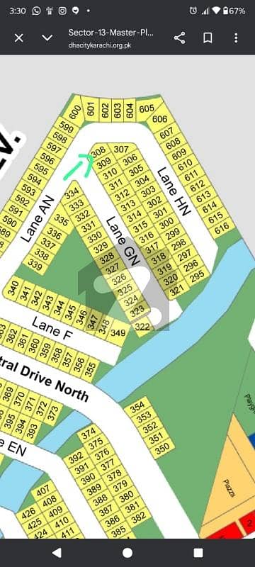 ڈی ایچ اے سٹی ۔ سیکٹر 13بی ڈی ایچ اے سٹی سیکٹر 13,ڈی ایچ اے سٹی کراچی,کراچی میں 8 مرلہ رہائشی پلاٹ 60.0 لاکھ میں برائے فروخت۔