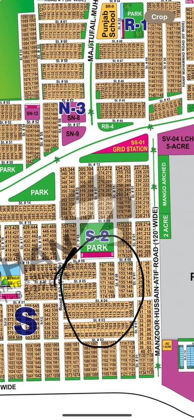 On Excellent Location 20 Marla Residential Plot In Central DHA Phase 1 - Sector S For Sale