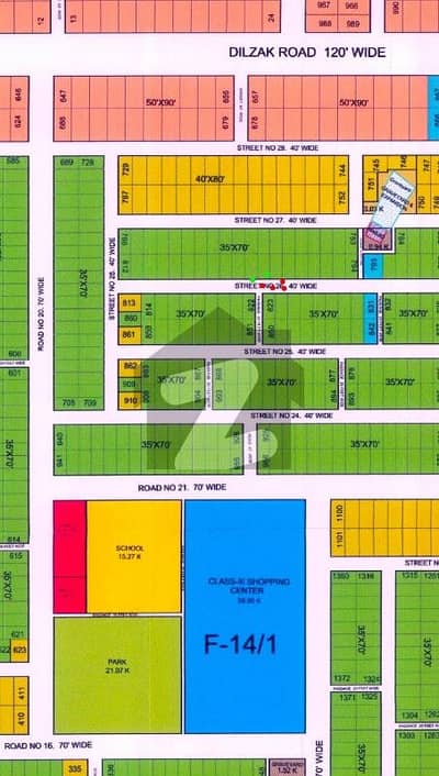 Urgent Plot for Sale F-14/1