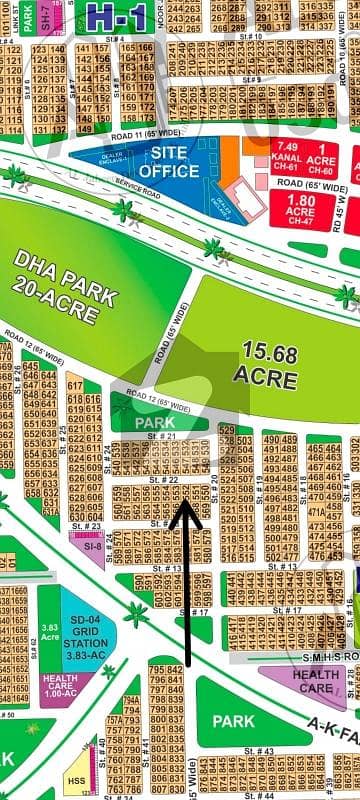 ڈی ایچ اے فیز 1۔ سیکٹر آئی ڈی ایچ اے فیز 1,ڈی ایچ اے ڈیفینس,ملتان میں 1 کنال رہائشی پلاٹ 90.0 لاکھ میں برائے فروخت۔