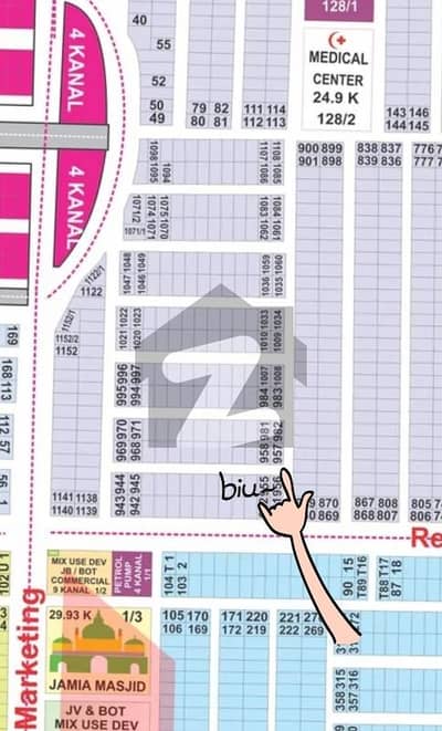 DHA Phase 7 S Block 41 Marla Corner Pair Plot for Sale