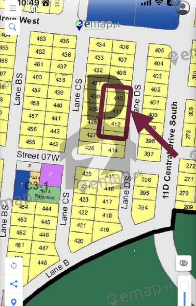 ڈی ایچ اے سٹی کراچی کراچی میں 1 کنال رہائشی پلاٹ 1.3 کروڑ میں برائے فروخت۔