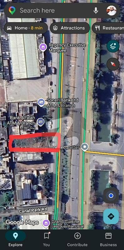 کینال روڈ فیصل آباد میں 1 کنال کمرشل پلاٹ 39.0 کروڑ میں برائے فروخت۔