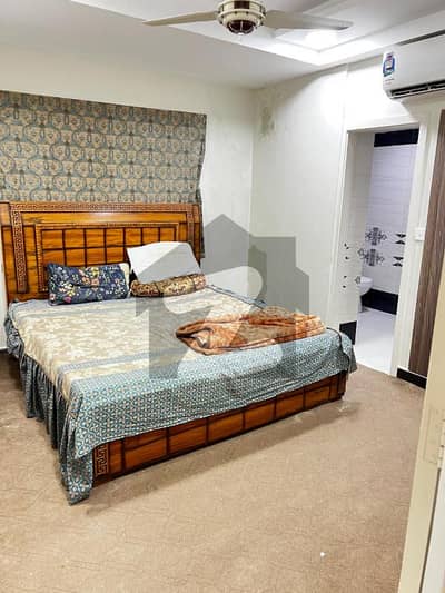 1 Furnished Bed Room on Rent Available for Bachelor in Al Mustafa Tower F10 of 3 Bed Room Apartment
