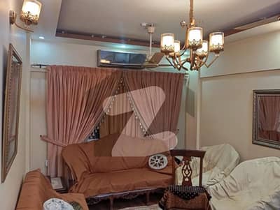 Park Facing 2 bed DD Apartment Available for sale in Bisma Garden Gulistan e jauhar block 13