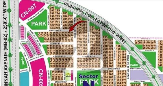 1 Kanal Plot in Sector N