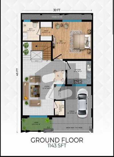 The Prestige Villas At DHA Multan 6 Marla Villa For Sale On 3 Years Easy Installment