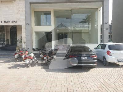 8 Marla Brand New Ground Mezzanine Basement Shop Available For Rent Main boulevard XX Block Commercial DHA Phase 3 Lahore