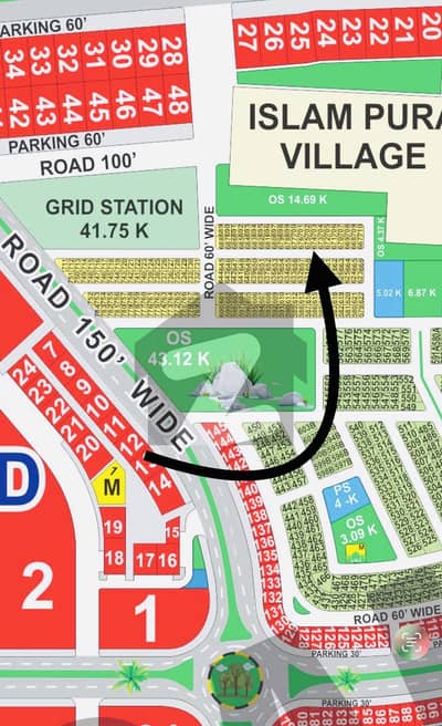 BB Block 5 Marla On Ground Back to Ring Road Plot For Sale