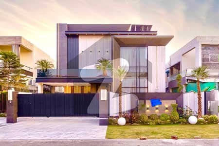 1 Kanal Top Quality Build Luxurious Beautiful Modern Design Villa With Basement For Sale In DHA Lahore Phase 7 Prime Location